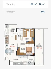 Apartamento com 2 Quartos à venda, 62m² no São Mateus, Juiz de Fora