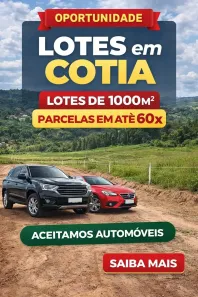 Lote/Terreno à venda, 1000m² no Jardim Santa Izabel, Cotia