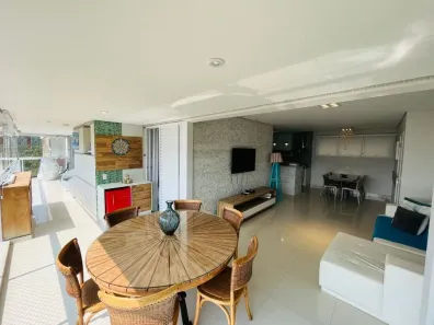 Apartamento com 3 Quartos para alugar, 132m² no Riviera, Bertioga