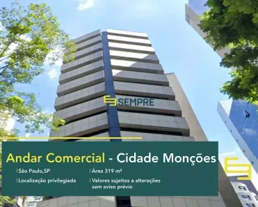 Imóvel Comercial à venda, 319m² no Cidade Monções, São Paulo
