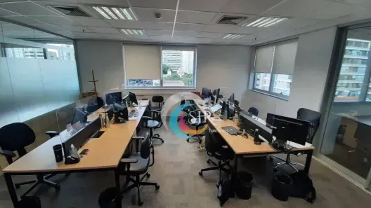 Sala Comercial para alugar, 115m² no Indianópolis, São Paulo