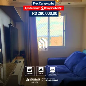 Apartamento com 2 Quartos à venda, 45m² no Vila da Oportunidade, Carapicuíba