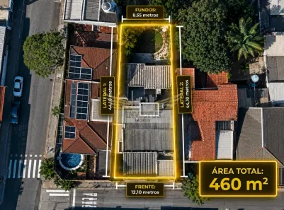 Lote/Terreno à venda, 460m² no Jardim, Santo André