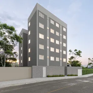 Apartamento com 2 Quartos à venda, 46m² no Bandeirinhas, Betim