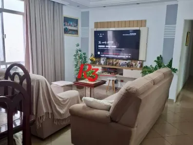 Apartamento com 3 Quartos à venda, 108m² no Embaré, Santos