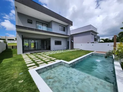 Casa de Condomínio com 4 Quartos à venda, 460m² no Busca Vida (Abrantes), Camaçari