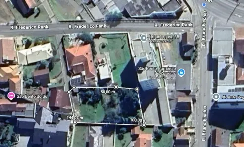 Lote/Terreno à venda, 1261m² no Rio Negro, São Bento do Sul