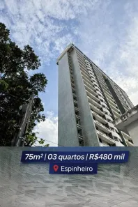 Apartamento com 3 Quartos à venda, 79m² no Rosarinho, Recife