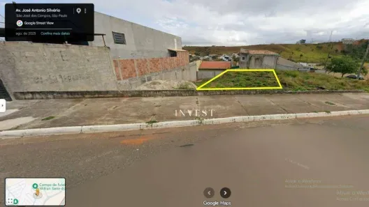 Lote/Terreno à venda, 190m² no Jardim Santa Júlia, São José dos Campos
