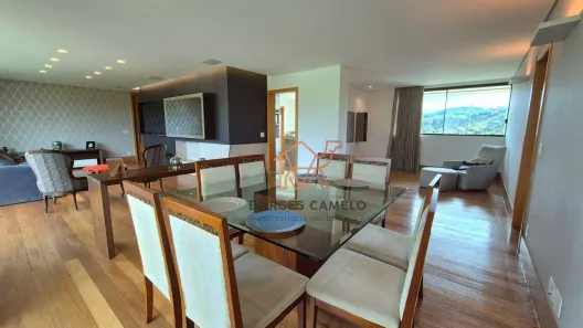 Apartamento com 4 Quartos para alugar, 210m² no Vale dos Cristais, Nova Lima