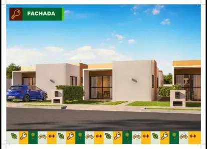 Casa de Condomínio com 2 Quartos à venda, 57m² no Olhos d'Água, Barra dos Coqueiros
