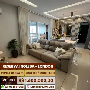 Casa com 3 Quartos à venda, 134m² no Ponta Negra, Manaus