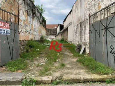 Lote/Terreno à venda, 223m² no Centro, Santos