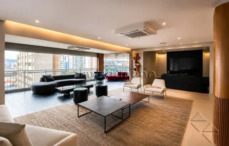 Apartamento com 3 Quartos para alugar, 208m² no Vila Romana, São Paulo