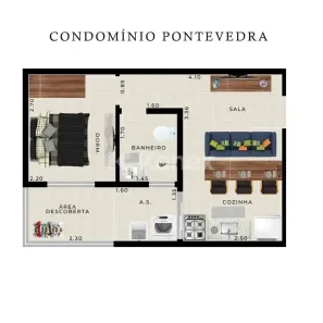 Apartamento com 1 Quarto à venda, 27m² no Vila Dom Pedro II, São Paulo