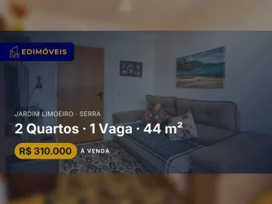 Apartamento com 2 Quartos à venda, 44m² no Jardim Limoeiro, Serra