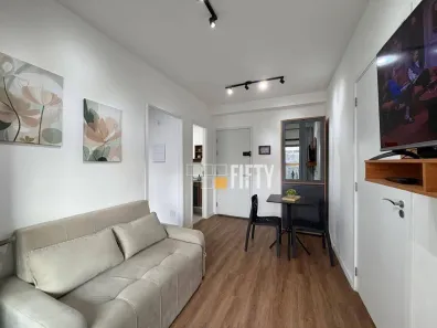 Apartamento com 1 Quarto para alugar, 40m² no Brooklin Paulista, São Paulo