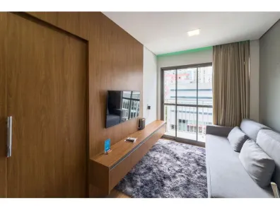com 1 Quarto para venda ou aluguel, 27m² no Vila Nova Conceição, São Paulo