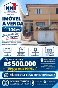 Sobrado com 3 Quartos à venda, 144m² no Chora Menino, São Paulo