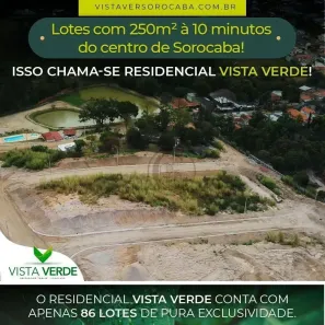 Lote/Terreno à venda, 250m² no Brigadeiro Tobias, Sorocaba