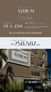 Apartamento com 1 Quarto à venda, 29m² no Vila Ema, São José dos Campos