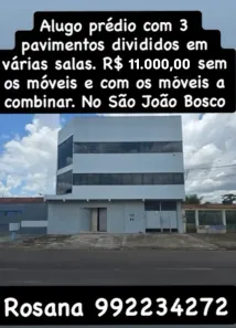 Prédio Residencial com 9 Quartos para alugar, 450m² no São João Bosco, Porto Velho