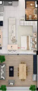 Apartamento com 1 Quarto à venda, 66m² no Centro, Indaiatuba