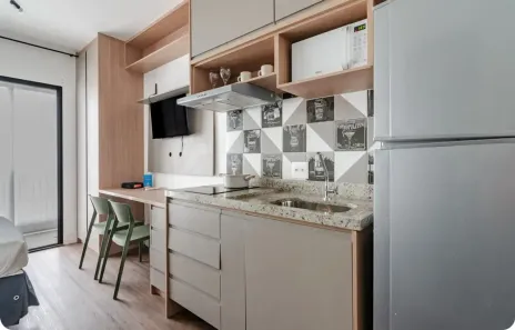 Apartamento com 1 Quarto para alugar, 22m² no Jardim das Acácias, São Paulo