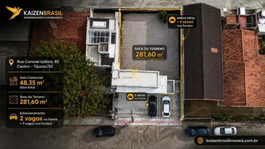 Sala Comercial à venda, 48m² no XV de Novembro, Tijucas