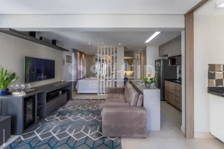 Flat com 1 Quarto à venda, 43m² no Santo Amaro, São Paulo