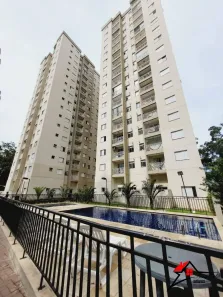 Apartamento com 2 Quartos para alugar, 48m² no Jardim Henriqueta, Taboão da Serra