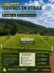 Lote/Terreno à venda, 600m² no Portão, Atibaia