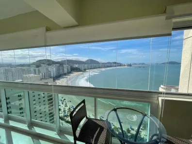 Cobertura com 2 Quartos para alugar, 196m² no Tombo, Guarujá