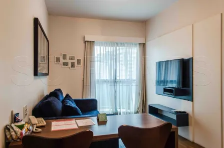 Flat com 1 Quarto para alugar, 33m² no Itaim Bibi, São Paulo