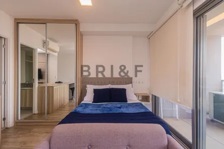Apartamento com 1 Quarto para alugar, 41m² no Brooklin Paulista, São Paulo