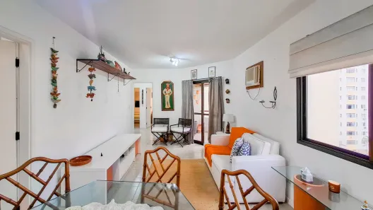 Apartamento com 3 Quartos para alugar, 85m² no Pitangueiras, Guarujá