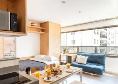 Apartamento com 1 Quarto para alugar, 29m² no Itaim Bibi, São Paulo