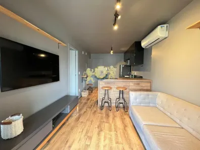 Flat com 1 Quarto para alugar, 42m² no Campo Belo, São Paulo
