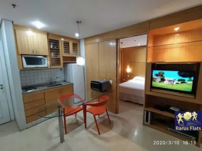Flat com 1 Quarto para alugar, 45m² no Itaim Bibi, São Paulo
