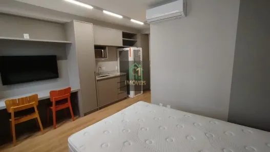 Apartamento com 1 Quarto para alugar, 21m² no Santo Amaro, São Paulo