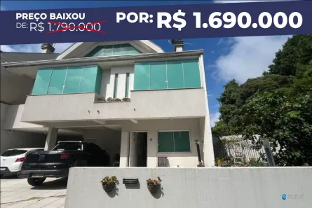Casa de Condomínio com 4 Quartos à venda, 247m² no Santa Felicidade, Curitiba