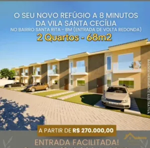 Casa com 2 Quartos à venda, 84m² no Santa Rita, Barra Mansa