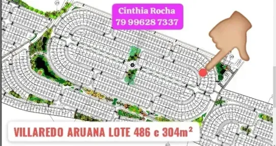 Lote/Terreno à venda, 305m² no Robalo, Aracaju