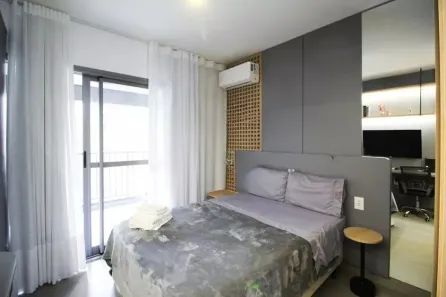 Kitnet com 1 Quarto à venda, 36m² no Indianópolis, São Paulo