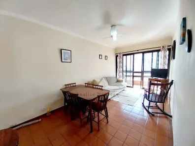 Apartamento com 1 Quarto para alugar, 79m² no Jardim Las Palmas, Guarujá
