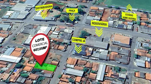 Lote/Terreno à venda, 607m² no Botafogo, Nerópolis
