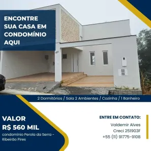 Casa com 2 Quartos à venda, 10m² no Santa Luzia, Ribeirão Pires