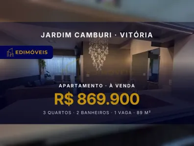 Apartamento com 3 Quartos à venda, 89m² no Jardim Camburi, Vitória