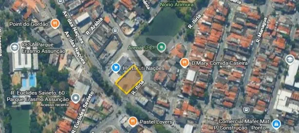 Lote/Terreno para alugar, 1m² no Parque Capuava, Santo André