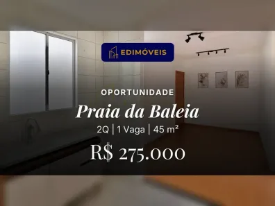 Apartamento com 2 Quartos à venda, 45m² no Praia da Baleia, Serra